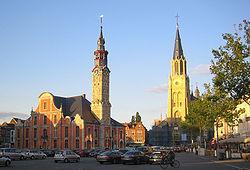 Via Tessenderlo komen we in Diest. De stad die banden heeft met het huis Oranje-Nassau. De plaats ook waar de zoon van Willem van Oranje, Fillips Willem ligt begraven in de Sint- Sulpitiuskerk.