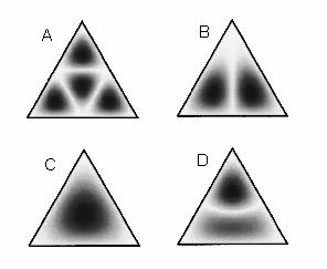 Zoals in figuur 4 te zien is, heeft het nagenoeg de vorm van een gelijkzijdige driehoek in een plat vlak.