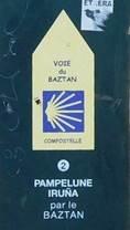 Een andere route van Bayonne naar Pamplona en retour naar Roncesvalles: Voie de Baztan Route is te vinden op de website Helmut Pelgrim.