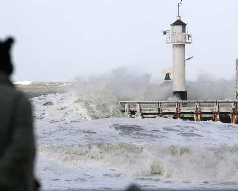 De kusthavens worden vandaag het meest bedreigd door overstromingsgevaar in geval van zwaar stormweer.