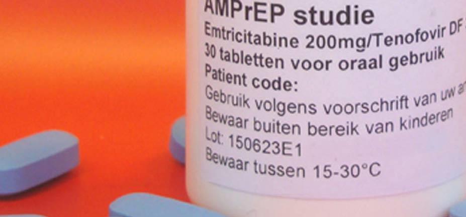 AMPrEP studie 06 2015 12-2018 Primaire onderzoeks doel het onderzoeken van 2 verschillende interventie strategieën m.b.t. acceptatie, uitvoerbaarheid en gebruiksvriendelijkheid.