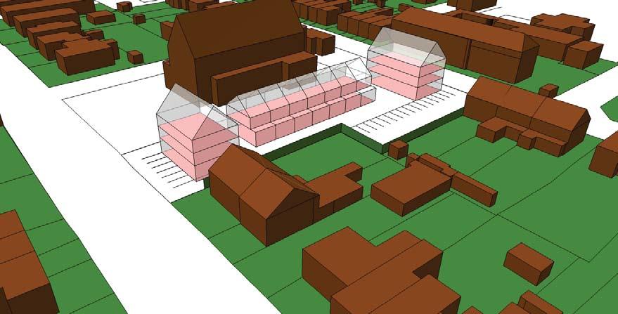 Het voornaamste knelpunt binnen dit gebied is het vrijwaren van de privacy van de aanpalende woning in de Menenstraat (overlast door inkijk in tuinen, etc.