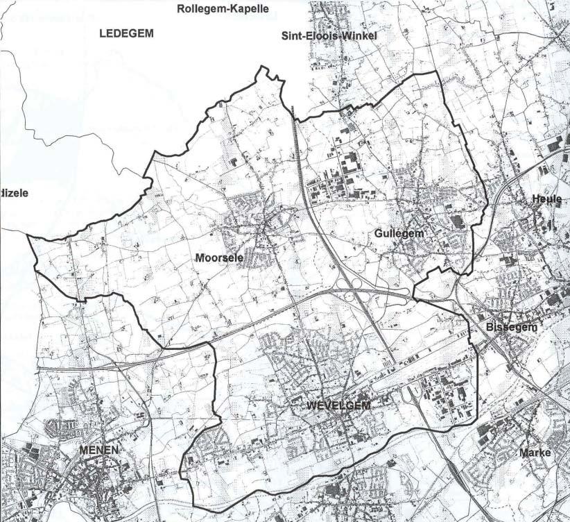 1. Opdracht 1.1. Onderwerp van het RUP Dit uitvoeringsplan wordt opgemaakt ter uitvoering van het Gemeentelijk Ruimtelijk Structuurplan Wevelgem, definitief goedgekeurd door de Deputatie van de