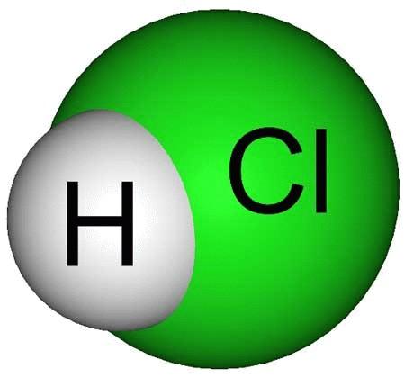 Kom ons bekyk nou gou die soutsuur (HCl) molekule: Elektronegatiwiteit 2,1 3,0