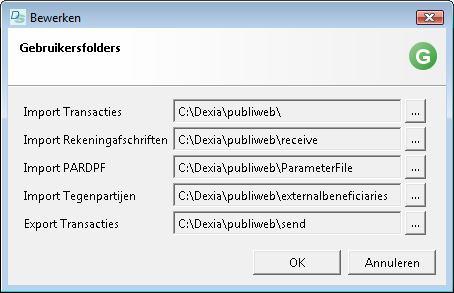 Rekeningafschriften in DexiaSoft DexiaSoft ondersteunt coda files tot en met
