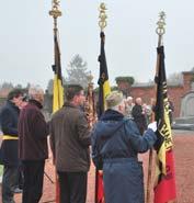 1 november 2013 Plechtigheid op het kerkhof van Halle naar aanleiding van