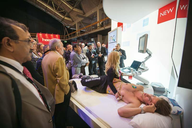 4 Medisch Perspectief 2013 / Nr. 2 REPORTAGE EPIQ: een nieuw tijdperk in ultrasound Het is druk in de stand van Philips tijdens het ESC-congres in Amsterdam.