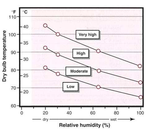 hitteaandoening (krampen, warmtestuwing, hitteslag) (Kenney L.W. et al.