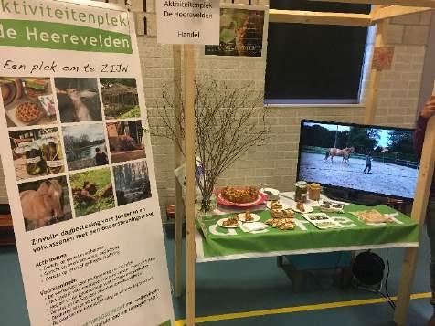 ONTWIKKELINGEN BIJ ACTIVITEITENPLEK DE HEEREVELDEN Zorgmarkt Antoon van Dijk school Op 16 april hebben Wouter, Rian en Diede deelgenomen aan de zorgmarkt op de Antoon van Dijkschool.