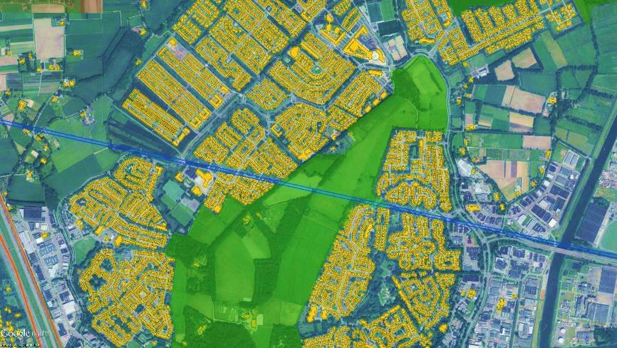 De grootste knelpunten van West-Brabant zijn: - de 150 kv-lijn Geertruidenberg - Waalwijk, die Geertruidenberg en Raamsdonksveer doorsnijdt (zo n 500 gevoelige bestemmingen).