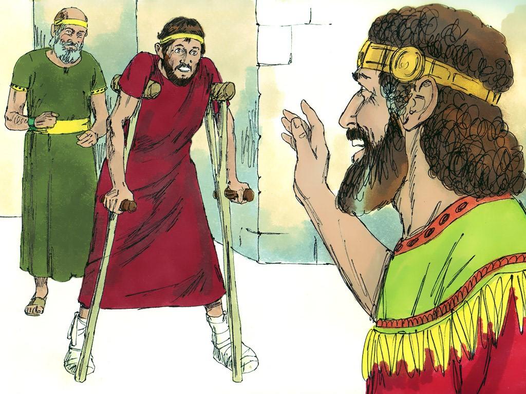 Wie verscheen er daarna voor koning David?