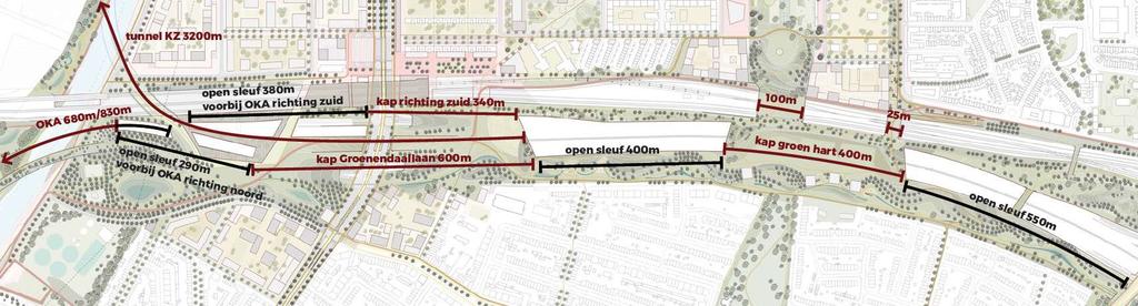 R1-noord Merksem-Luchtbal Voorbeeld BAM: gat Groenendaallaan -