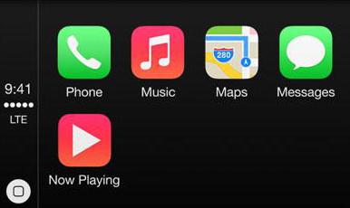 Via CarPlay kun je apps van je iphone gebruiken zonder je telefoon aan te raken. Je bedient ze namelijk via het NAVplay systeem of via Siri, het spraakherkenningssysteem van Apple.(Siri).