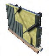 Verticale buitenbeplating Na plaatsing van de isolatieplaten wordt met primaire bevestigers de buitenbeplating op de binnendoos of de omegaprofielen gemonteerd.