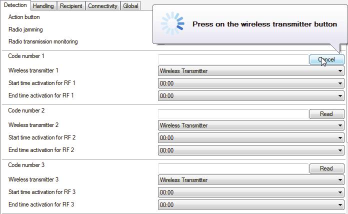 TA72 Configuration Manager Programmeren nl 19 5.2 Realtime lezen van een handzender 1.