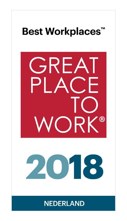 Het Best Workplace label Great Place to Work erkent al meer dan 25 jaar organisaties die goed werkgeverschap laten zien.