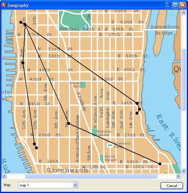 114 Grid navigator (geen standaardonderdeel van Vision) Google Earth Kaart: een bitmap-afbeelding, waarvan de coördinaten van de hoekpunten vastgelegd zijn.