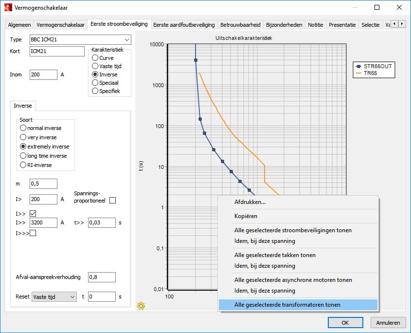 21 Parameter Default Type Kort Inom Karakteristiek Curve Curve I1... I16 t1.