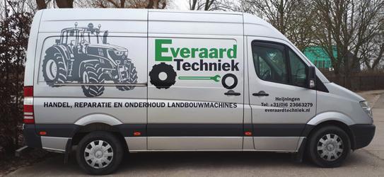 Everaard Techniek - Heijningen Gespecialiseerd in handel, reparatie en onderhoud van landbouwmachines Everaard Techniek is gevestigd in het poldergebied vlakbij de plaats Heijningen (Noord-Brabant).