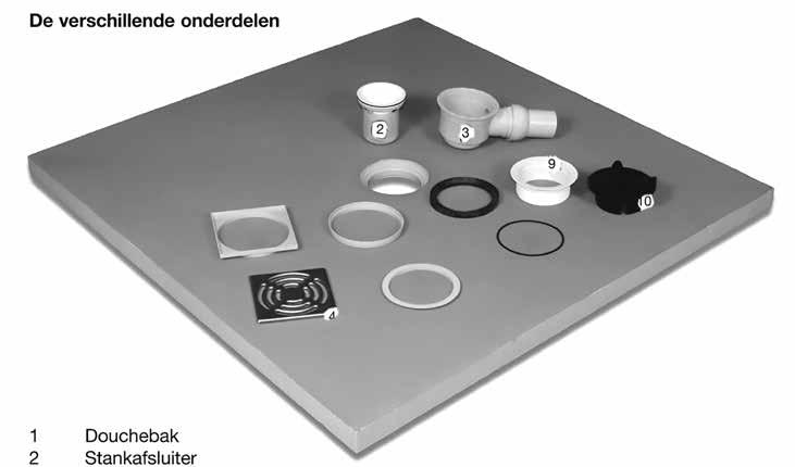 Traditionele afvoer Benodigdheden Inhoud Traditionele afvoer Traditionele afvoer Benodigdheden 0 0 Productoverzicht en 07 Benodigdheden 09 0 Productoverzicht en CEBO afvoerput Stankafsluiter