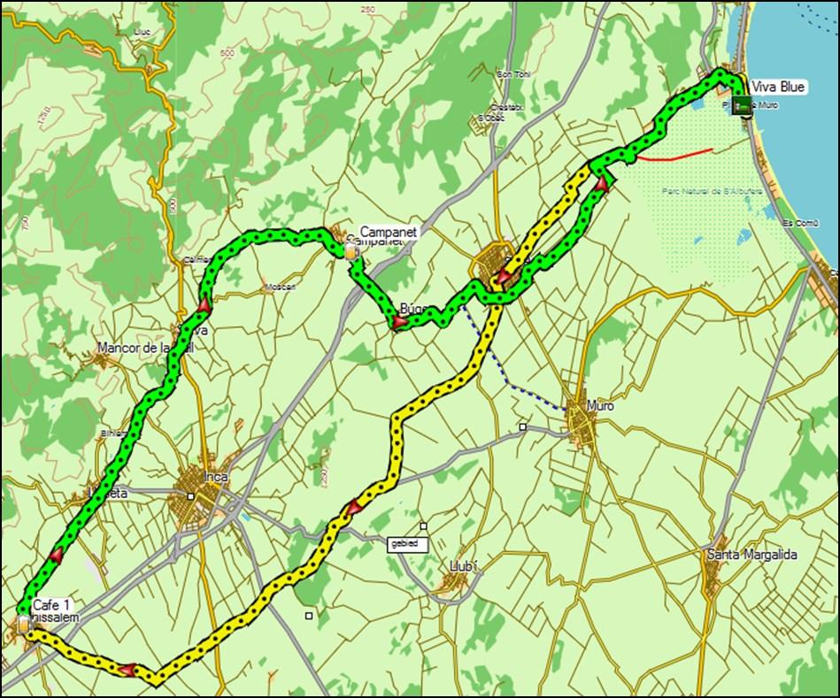 BENISALEM AFSTAND: 70km HOOGTEMETERS: