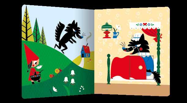 Sprookjes in actie Roodkapje met illustraties van Amy Blay Herontdek je favoriete sprookje in dit interactieve sprookjesboek! Breng zelf het verhaal tot leven met de eenvoudig te bedienen acties.