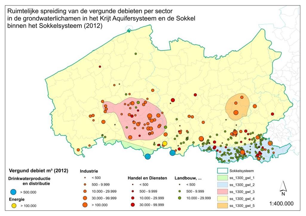 grondwaterlichamen in het Paleoceen Aquifersysteem (2012) 850 16: