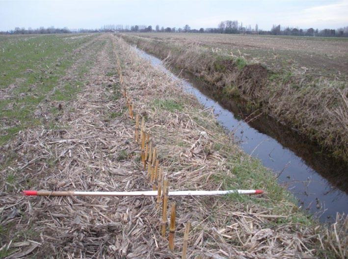 percelen gecontroleerd langs de 14 geselecteerde waterlopen Met gras- + akkerland: 36% niet in