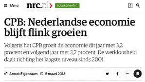 De economie bloeit, maar werkend Nederland is in mineur.