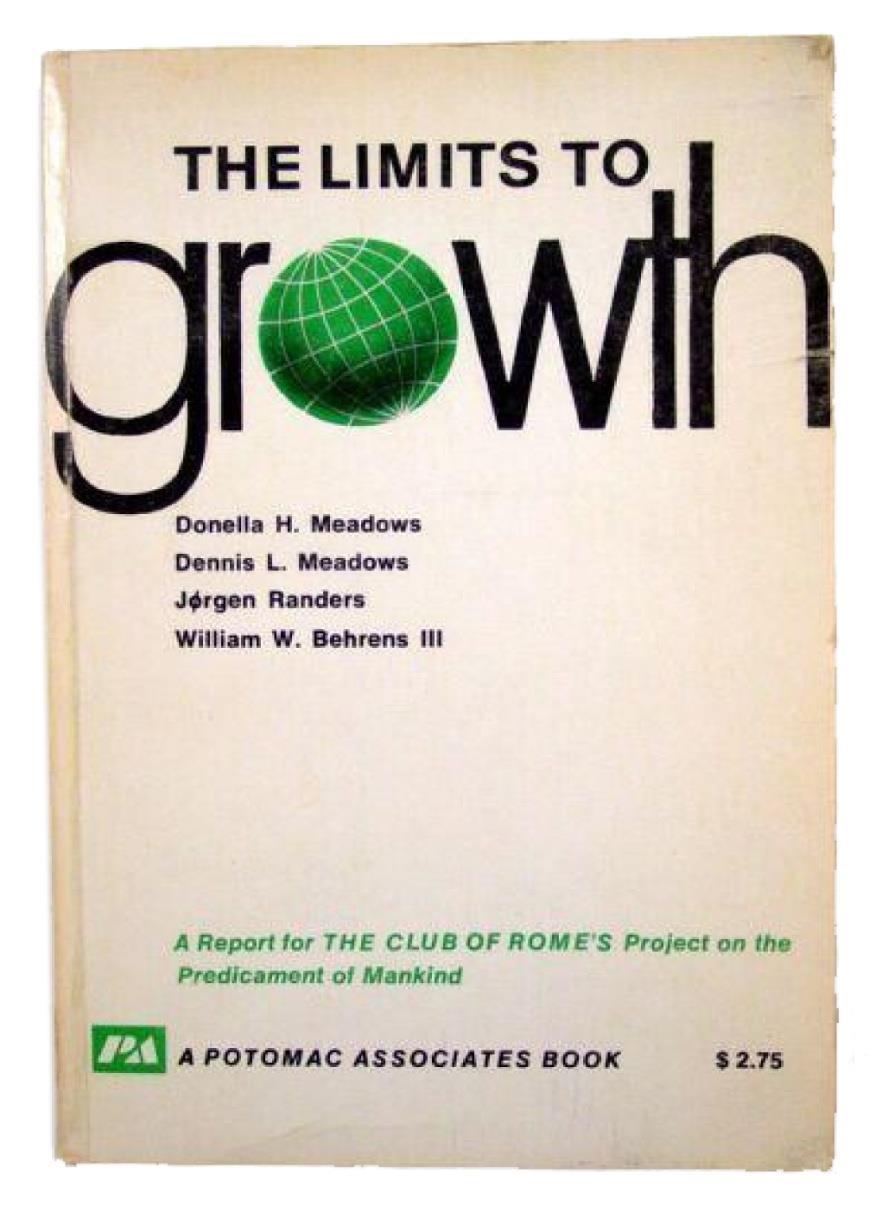 THE LIMITS TO GROWTH Eerste versie 1972 30 year update 2005 Basics: Begrensde