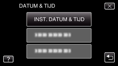 Aan de slag De klok resetten Stel de klok in met DATUM & TIJD uit het menu. 1 Tik op MENU. 0 Het tijdsverschil tussen de geseleceerde stad en de GMT (Greenwich Mean Time) wordt weergegeven.