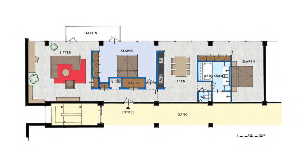 Variant zorgappartementen extramuraal