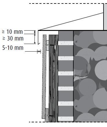 omdat hierop het EPDM voegband wordt gemonteerd.