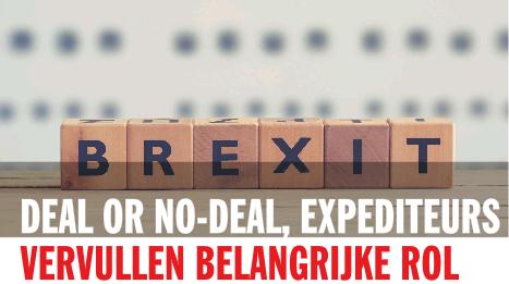 BREXIT: Deal or no- deal, expediteurs vervullen belangrijke rol In KMO Insider van september verscheen op pagina 63 het artikel BREXIT: Deal or no-deal, expediteurs vervullen belangrijke rol.