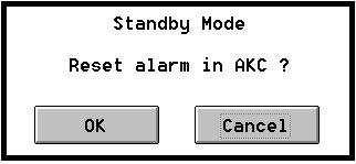 Alarmen Dit menu laat de actieve alarmen zien. Alarmen kunnen worden geaccepteerd door een alarm te selecteren en op OK te klikken.