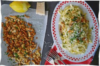 Vegetarisch Hoofdgerecht Verse tagliatelle met romige spitskool en broodkruim In de Krat p Desembolletje (stuk(s)) Sjalot (stuk(s)) Spitskool (stuk(s)) Citroensap (el) Citroenrasp (tl) Verse