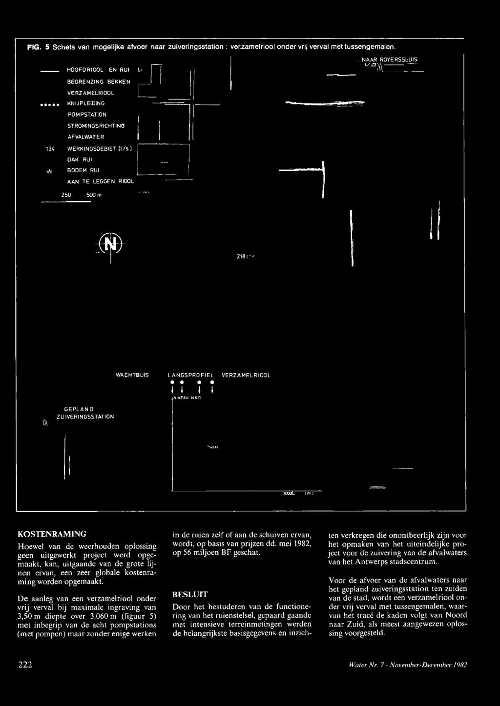 WACHTBUIS L A N G 5 P R 0 F IE L VERZAMELRIOOL * M \ \ N IV E A U N K D \\ G EPLAND ZU IVERINGSSTATIQN 'N J85 3000L [m 1 KOSTENRAM ING Hoewel van de weerhouden oplossing geen uitgewerkt project werd