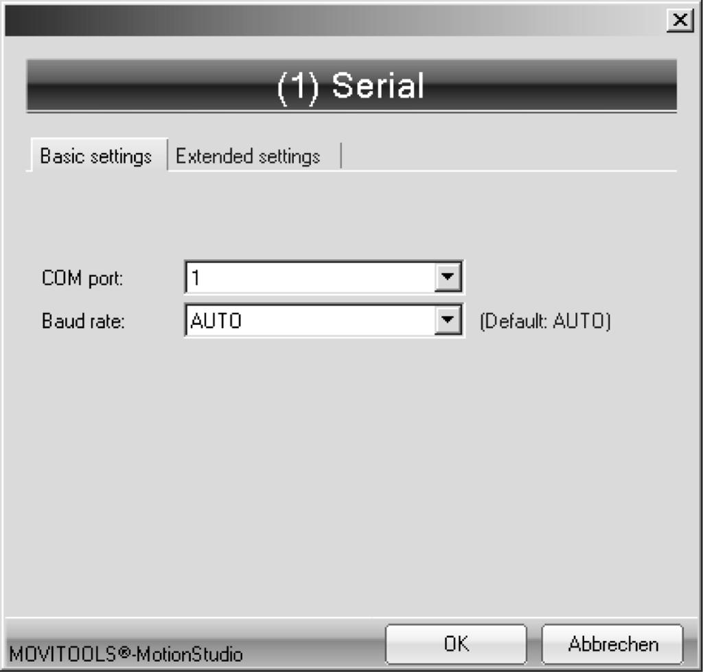 Inbedrijfstelling Parameters instellen met de PC/laptop 6 3. Klik op de button [3]. ð De instellingen van het communicatietype "Serieel" worden weergegeven. 9,6 kb 18484090635 4.