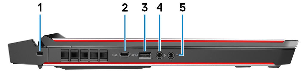 Ondersteunt USB 3.1 Gen 2, DisplayPort 1.2, Thunderbolt 3 en u kunt ook verbinding maken met een extern beeldscherm met behulp van een beeldschermadapter.