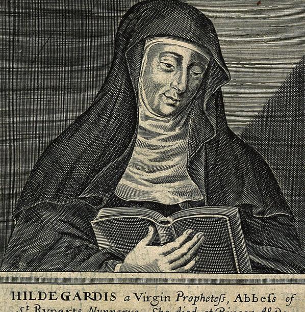 studiedag in de Passietijd WAT ORGANISATIE LEIDING AANMELDEN HILDEGARD VON BINGEN zaterdag 8 april 2017 Studiedag rond het leven en de muziek van Hildegard von Bingen Emmauskerk Ra (Lewenborg)