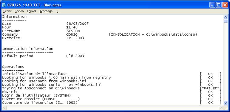 Error, missing Central account : 486000 S2 from soc TESTSSE [*FATAL *] Error, missing Central account : 416000 C4 from soc TESTSSE [*FATAL *] Centraliserende rekening die niet bestaat in het dossier