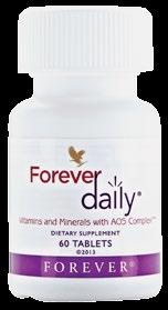 2019 Productbrochure FOREVER DAILY Forever Daily is je dagelijkse vitamine-steuntje in de rug.