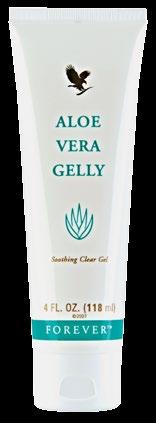 FOREVER FAVORITE ALOE VERA GELLY Aloe Vera Gelly is bijzonder effectief bij een gevoelige of schrale huid. De gel lijkt direct uit het binnenblad van de aloë vera plant te komen!