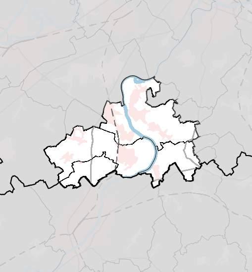 Gavere-Zingem Cluster 2 OPP BEVOLKING DICHTHEID HUISHOUDENS 5+ 2017 Wooncluster WR Gent 2035 Woonluster 57 km² 1.266 km² 21.114 inw 695.790 inw 22.