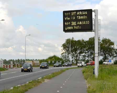 Uit berekeningen met de Regionale Verkeers Milieukaart 2011-2020 blijkt dat de laatste optie het meest effectief is. Met deze maatregel komt op de capaciteit vrij.