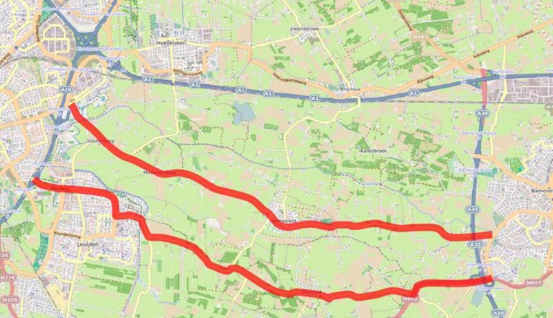 Een ander gevolg van de congestievorming is dat er een verkeersonveilige situatie ontstaat: er vinden rond de aansluiting veel kop-staartongevallen plaats.