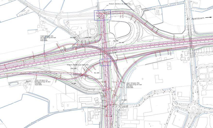 A1 richting Amersfoort. De verwachting is dan ook dan dit kunstwerk niet hoeft te worden aangepast.