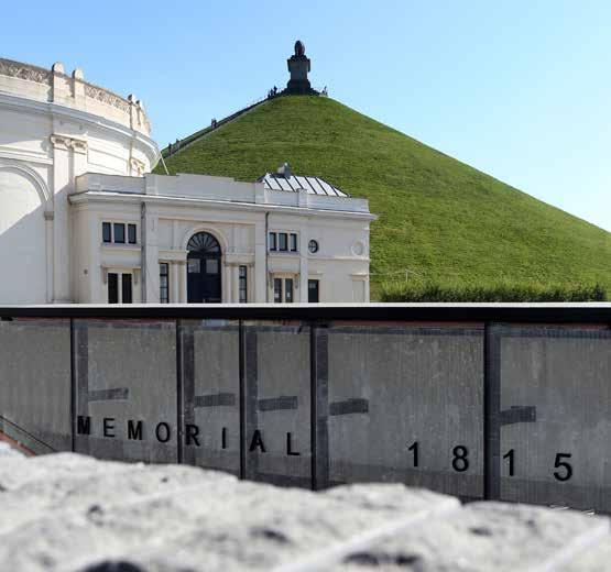 CGT-A. Silquet 3u30 HET MEMORIAAL Het Memoriaal aan de voet van de beroemde Heuvel van de Leeuw laat u een tijd reis maken naar één van de roerigste periodes uit onze geschiedenis.