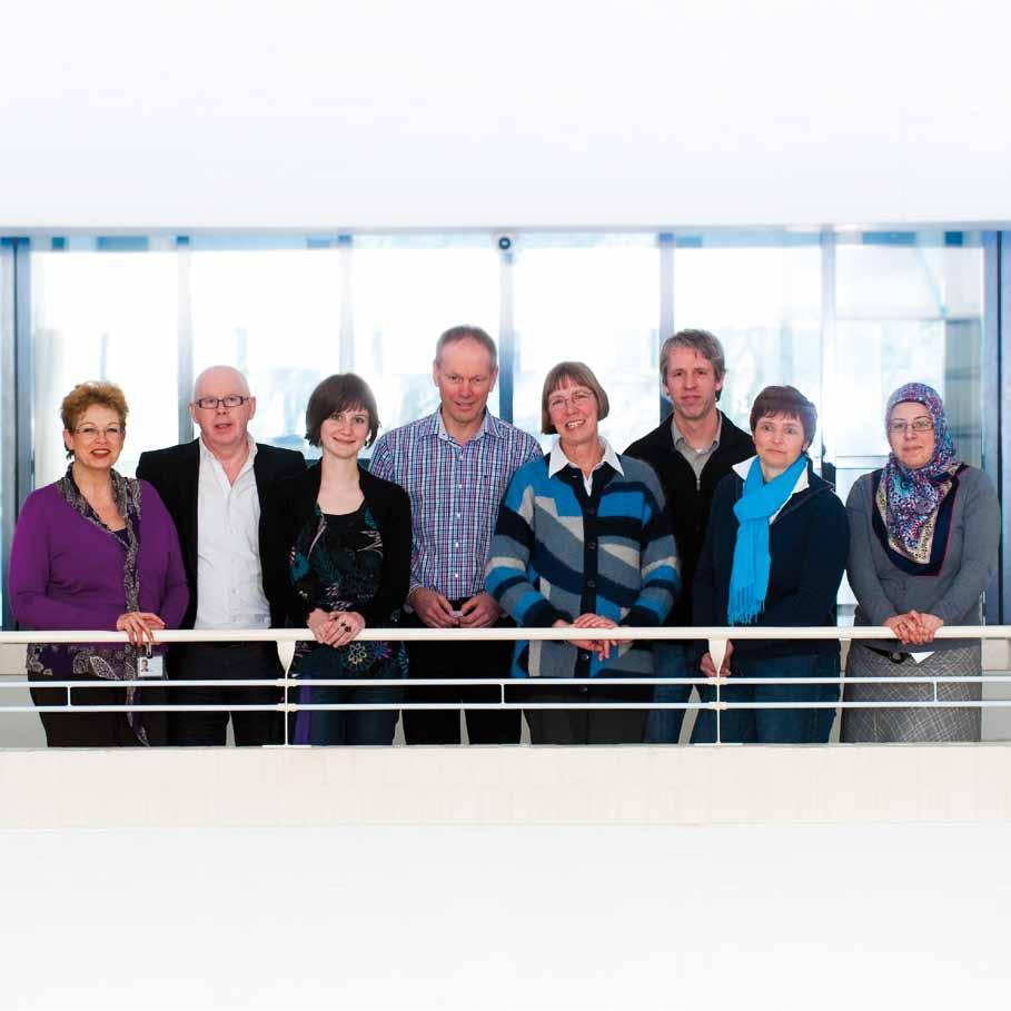 Het programmateam Zorg & Welzijn met (van links naar rechts): Antonie de Vlieger, Willem Voortman, Linda Stomphorst, Jos Koers, Francine Kruitbosch, Victor Ledeboer