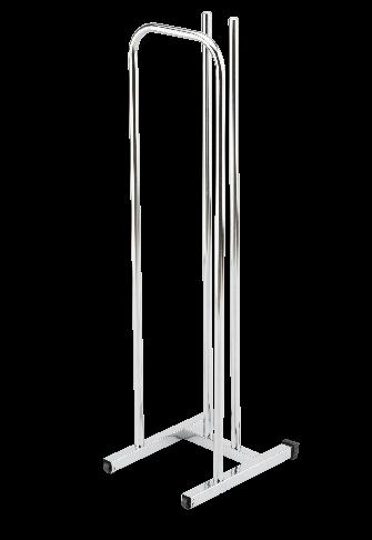 HM02129 B460 mm - Zwart 0,95 Antislip hanger, halslijnmodel met klemmen HM04029 B460 mm x D35 mm - Zwart 1,99 Metalen hangers